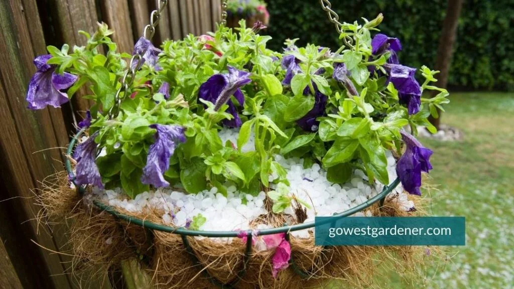 After a hail storm, it can feel like hail destroyed your garden, but if the plants aren't broken, they may bounce back after some clean-up, sunshine and water