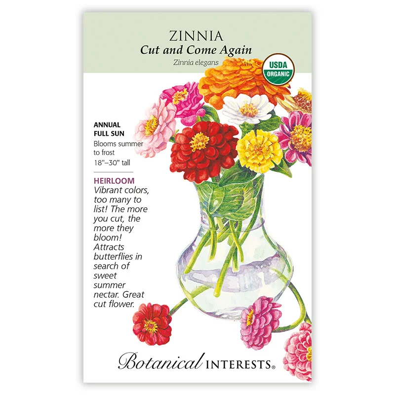 Flower seeds make good hostess gifts or stocking stuffers for gardeners who love flowers.