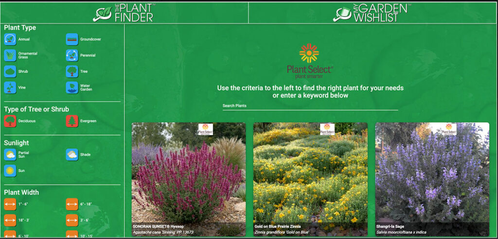 Plant Select | Search tool for waterwise plants